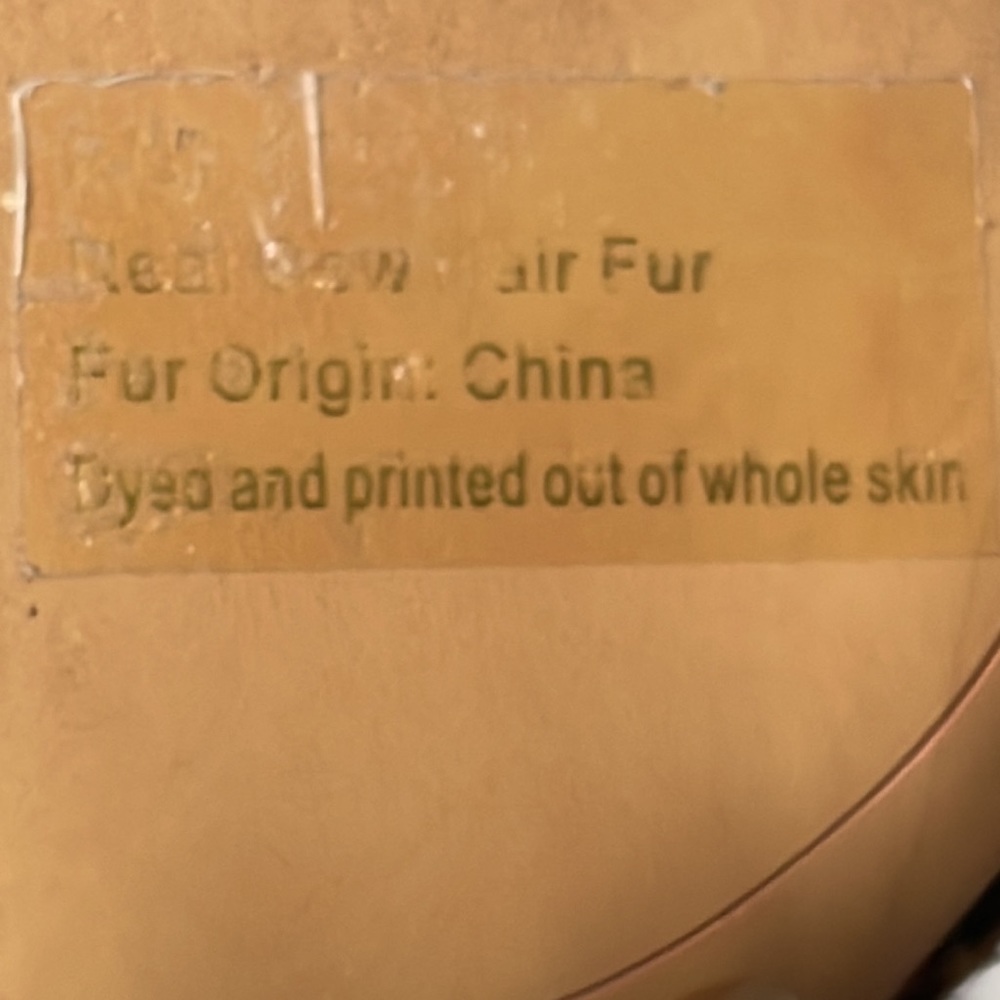 1. State, Cow hair fur, pointed shoese - Picture 12 of 13